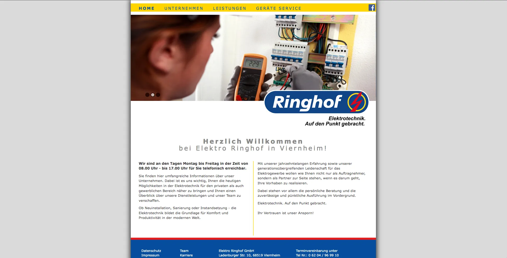 Ringhof — Vorher
